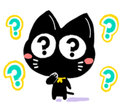 yellow cat & black cat kiro&kuro sticker #15755999