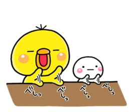 shiroMARU005_4 sticker #15757240