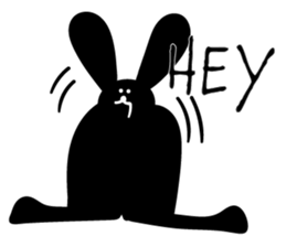 "HEY!" BLK man sticker #15757546