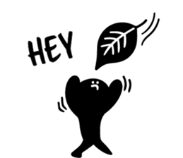 "HEY!" BLK man sticker #15757558