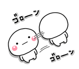 shiroMARU004_3 sticker #15757595