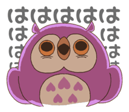 Many different types owl sticker. sticker #15757706
