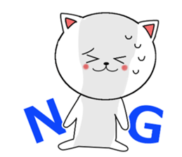 Analog cat sticker #15757849