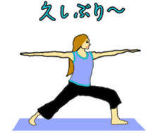 Yoga Sticker Part2. sticker #15758231