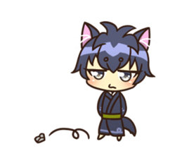 Cheerful dog boy sticker #15758293