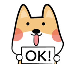 Pat on Cookie's head sticker #15758356