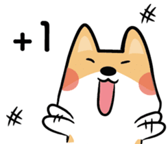 Pat on Cookie's head sticker #15758367