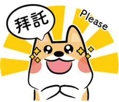 Pat on Cookie's head sticker #15758373