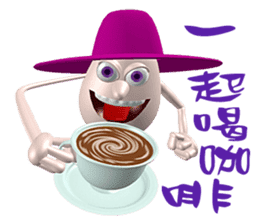 3D Egg Country Part3: Humor Hello sticker #15758442