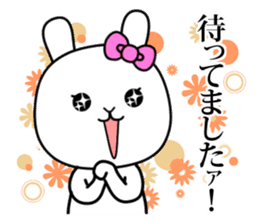 Rabbit channel 4 -Girl's Side- sticker #15758597