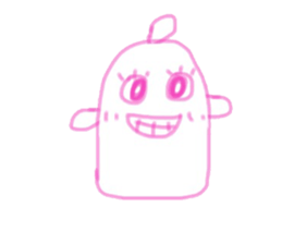 Cute little Goldfish's stamp sticker #15760084