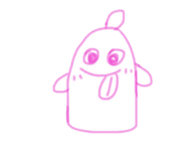 Cute little Goldfish's stamp sticker #15760089