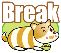 welsh corgi boy sticker #15760413