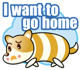 welsh corgi boy sticker #15760415