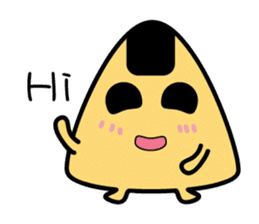 Funny Mr. rice balls sticker #15760442