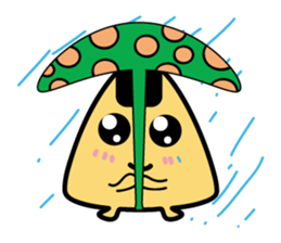 Funny Mr. rice balls sticker #15760446