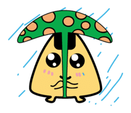 Funny Mr. rice balls sticker #15760446