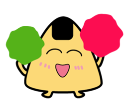 Funny Mr. rice balls sticker #15760448