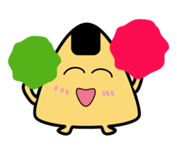 Funny Mr. rice balls sticker #15760448