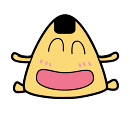 Funny Mr. rice balls sticker #15760450