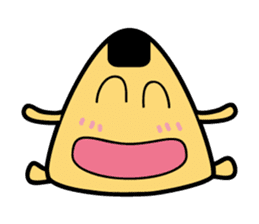 Funny Mr. rice balls sticker #15760450