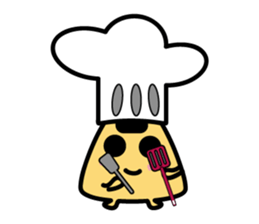 Funny Mr. rice balls sticker #15760452