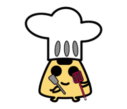 Funny Mr. rice balls sticker #15760452