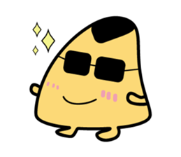 Funny Mr. rice balls sticker #15760453
