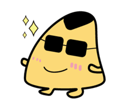 Funny Mr. rice balls sticker #15760453
