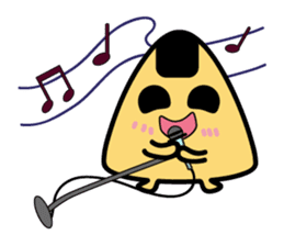 Funny Mr. rice balls sticker #15760458