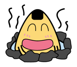 Funny Mr. rice balls sticker #15760463