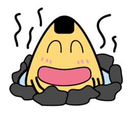 Funny Mr. rice balls sticker #15760463