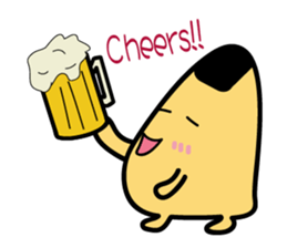 Funny Mr. rice balls sticker #15760464