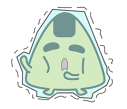 Funny Mr. rice balls sticker #15760465