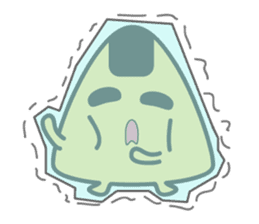 Funny Mr. rice balls sticker #15760465