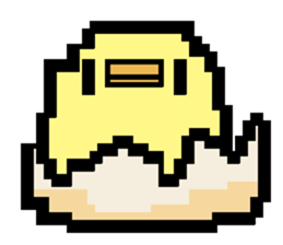 pixel bird. sticker #15760581