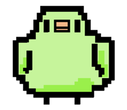 pixel bird. sticker #15760583