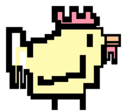 pixel bird. sticker #15760584