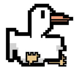pixel bird. sticker #15760590
