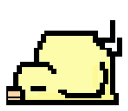 pixel bird. sticker #15760593