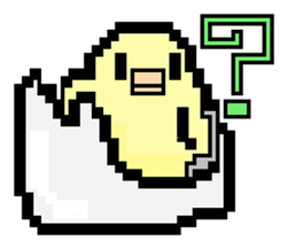 pixel bird. sticker #15760594