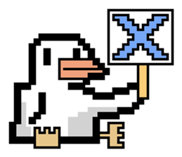 pixel bird. sticker #15760597