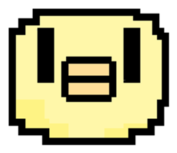 pixel bird. sticker #15760598