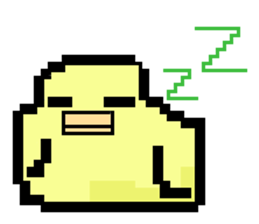 pixel bird. sticker #15760600