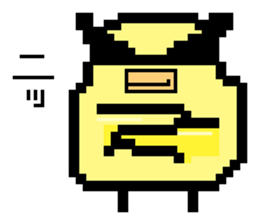 pixel bird. sticker #15760611