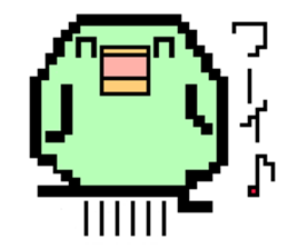 pixel bird. sticker #15760612