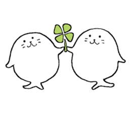 Twins of seals part2 sticker #15761234
