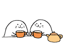Twins of seals part2 sticker #15761236