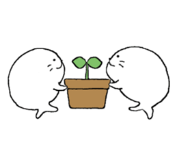 Twins of seals part2 sticker #15761237
