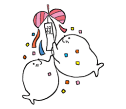Twins of seals part2 sticker #15761242